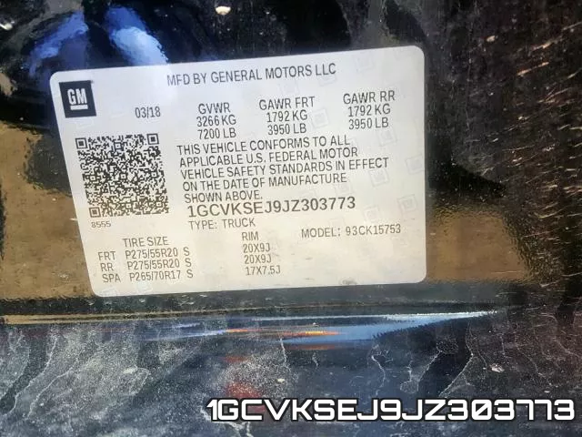 1GCVKSEJ9JZ303773 фото 2