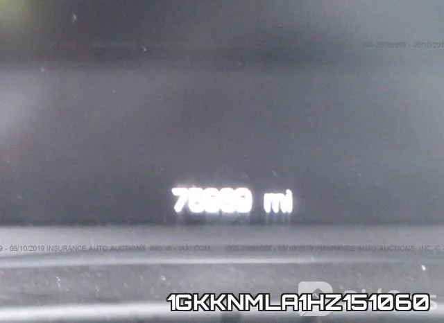 1GKKNMLA1HZ151060 фото 8