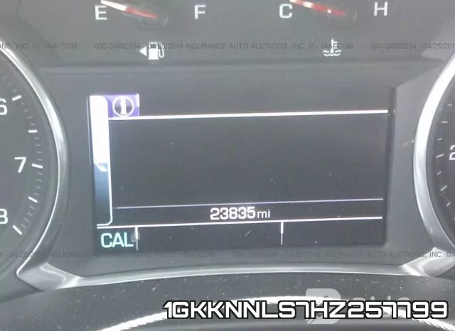 1GKKNNLS7HZ257799 фото 8