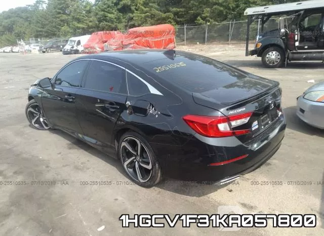 1HGCV1F31KA057800 фото 4