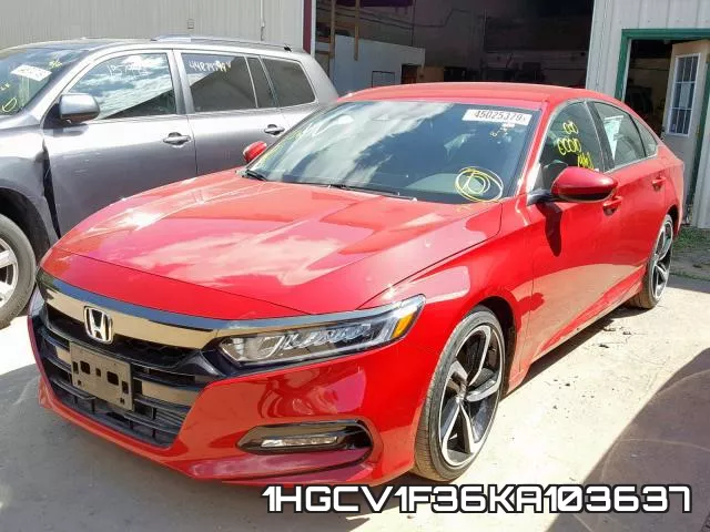 1HGCV1F36KA103637 фото 3