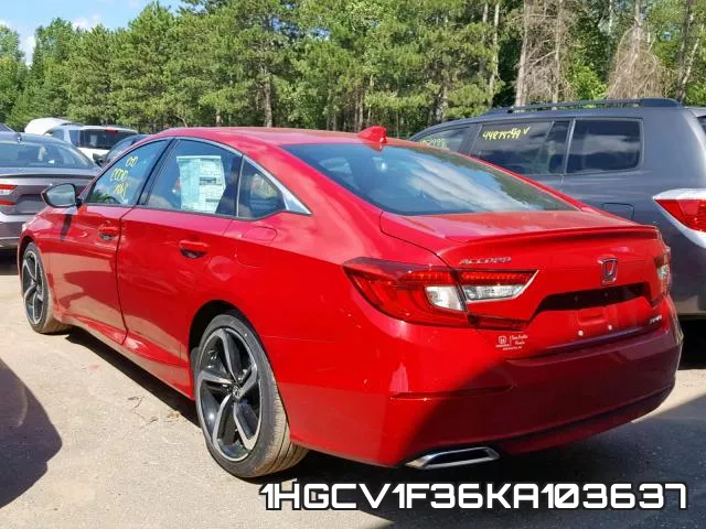 1HGCV1F36KA103637 фото 4