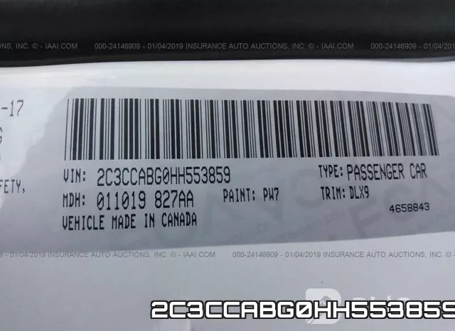 2C3CCABG0HH553859 фото 10