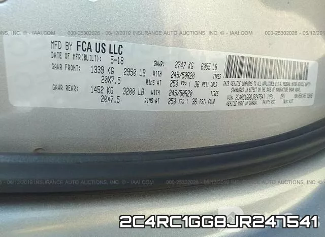 2C4RC1GG8JR247541 фото 10