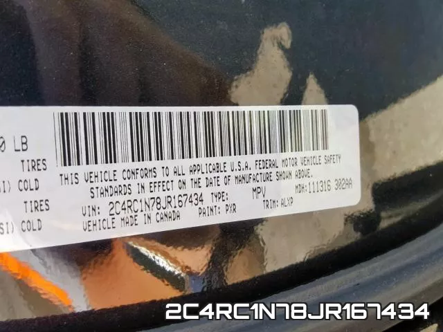 2C4RC1N78JR167434 фото 2