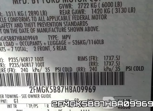 2FMGK5B87HBA09969 фото 10