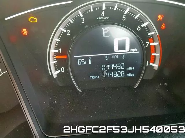2HGFC2F53JH540053 фото 9