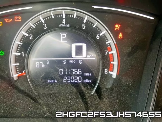 2HGFC2F53JH574655 фото 9