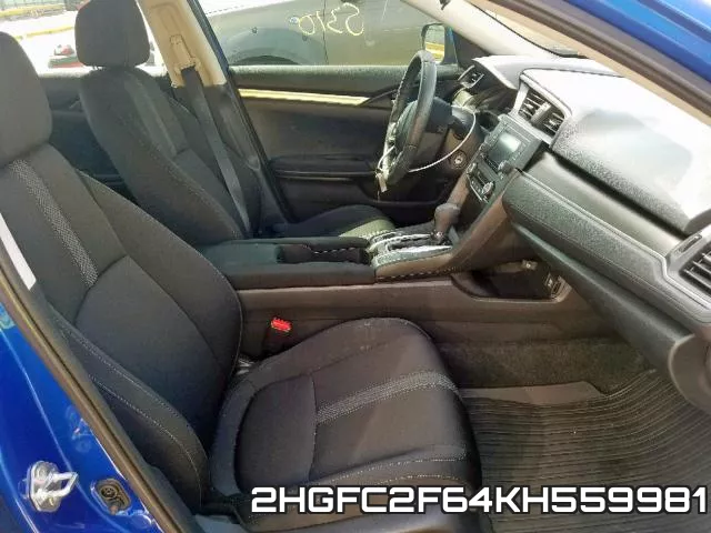 2HGFC2F64KH559981 фото 6