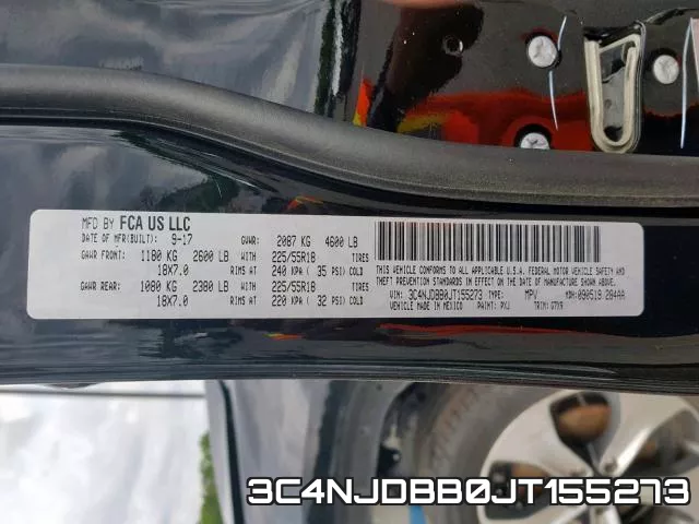 3C4NJDBB0JT155273 фото 2