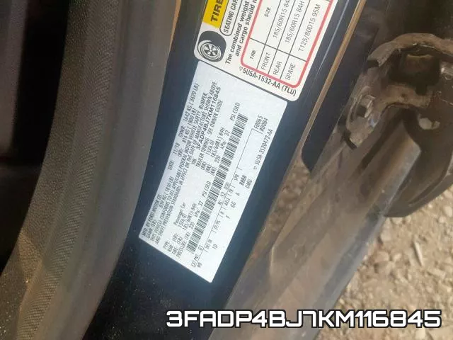 3FADP4BJ7KM116845 фото 2