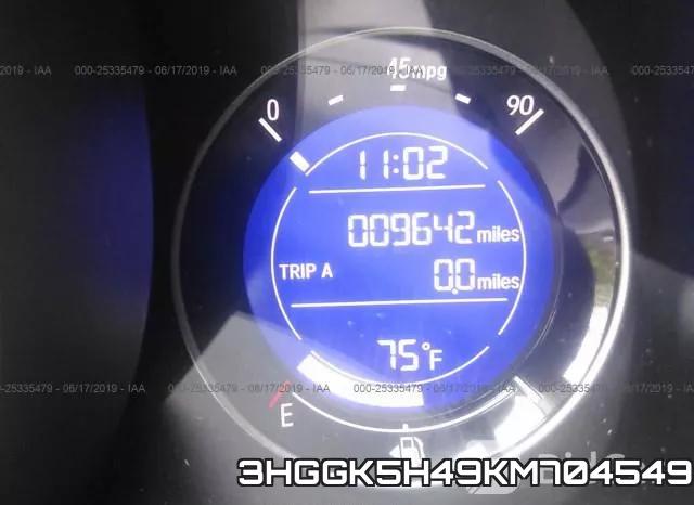 3HGGK5H49KM704549 фото 8