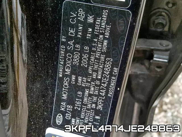 3KPFL4A74JE248863 фото 2