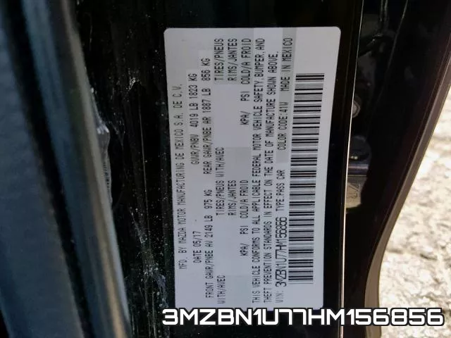 3MZBN1U77HM156856 фото 2
