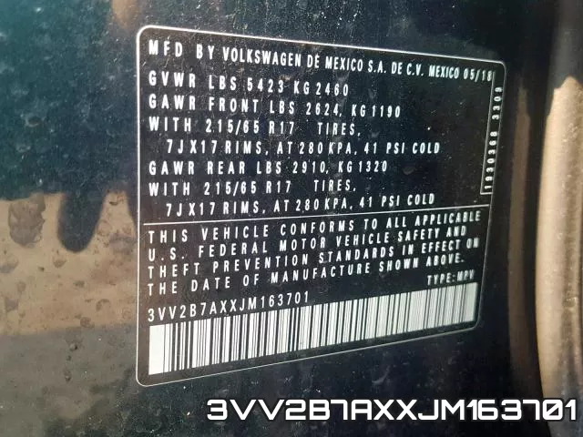 3VV2B7AXXJM163701 фото 2