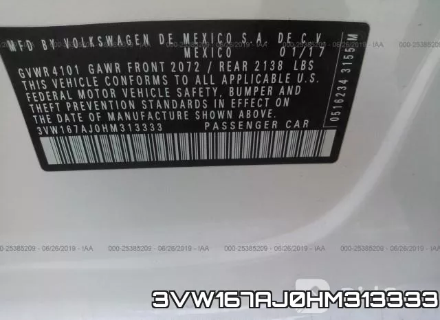 3VW167AJ0HM313333 фото 10