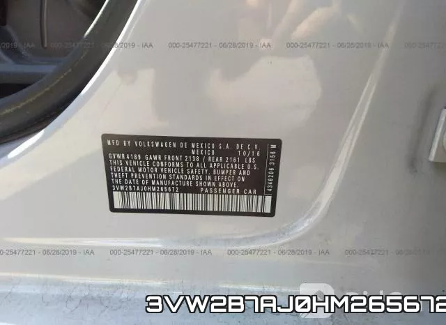 3VW2B7AJ0HM265672 фото 10