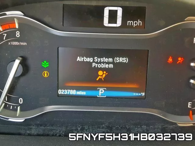 5FNYF5H31HB032739 фото 9