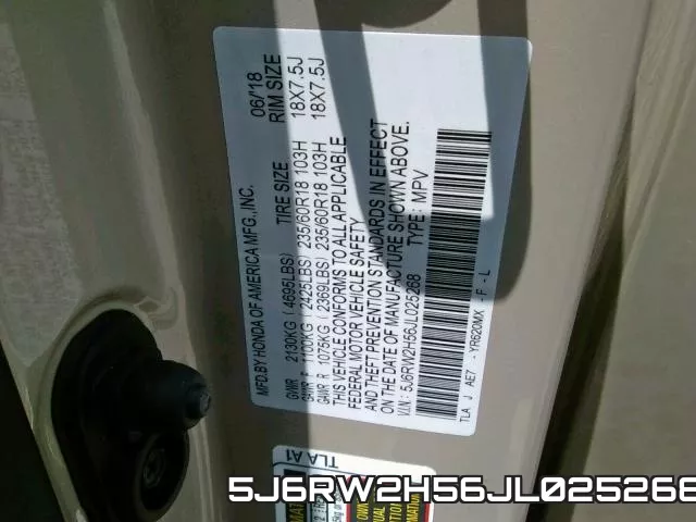 5J6RW2H56JL025268 фото 2