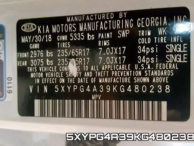 5XYPG4A39KG480238 фото 2