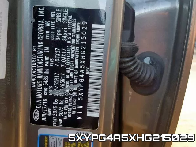 5XYPG4A5XHG215029 фото 2