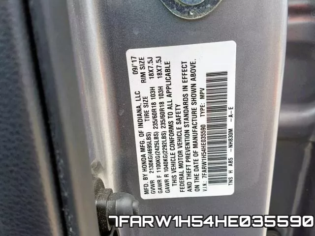 7FARW1H54HE035590 фото 2