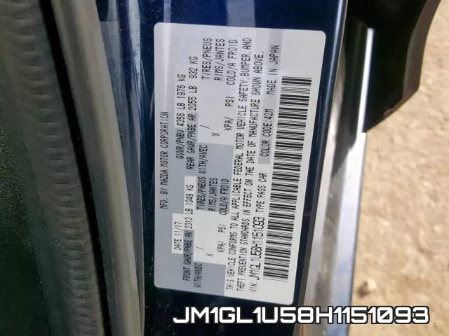 JM1GL1U58H1151093 фото 2