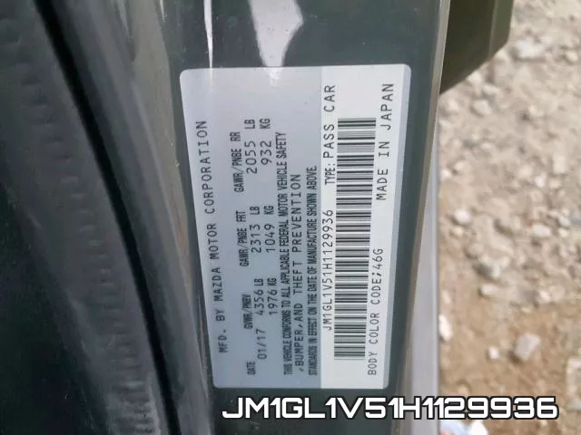 JM1GL1V51H1129936 фото 2
