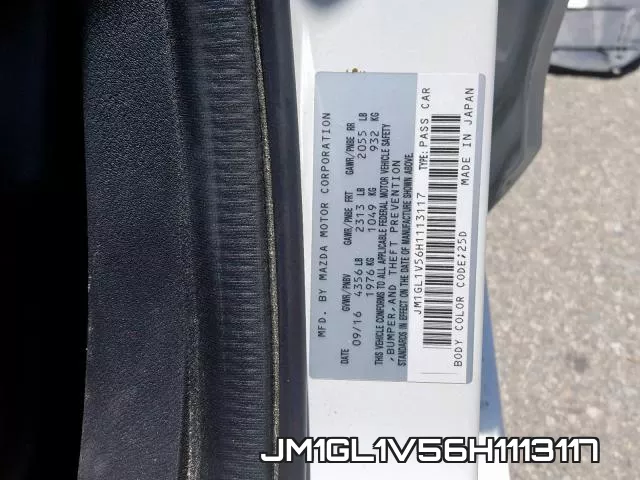 JM1GL1V56H1113117 фото 2