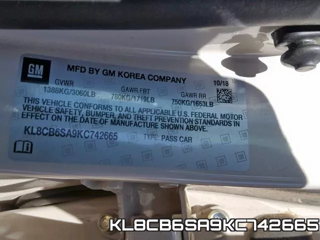 KL8CB6SA9KC742665 фото 2