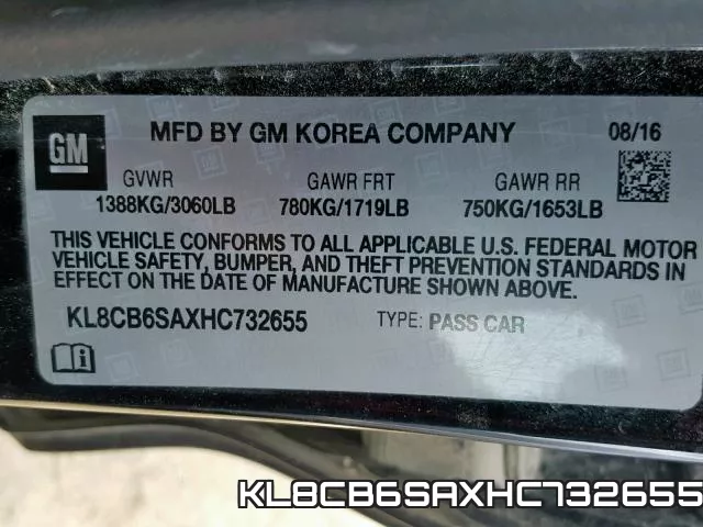 KL8CB6SAXHC732655 фото 2
