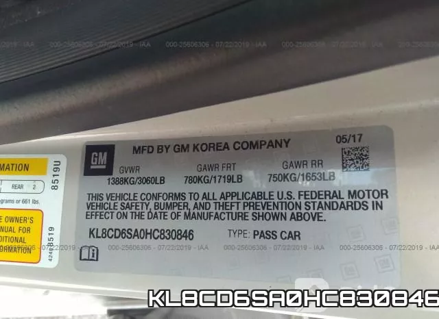 KL8CD6SA0HC830846 фото 10