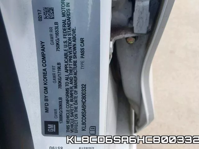 KL8CD6SA6HC800332 фото 2
