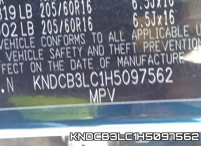 KNDCB3LC1H5097562 фото 10