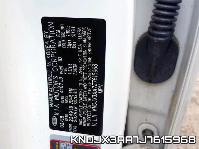 KNDJX3AA7J7615968 фото 2