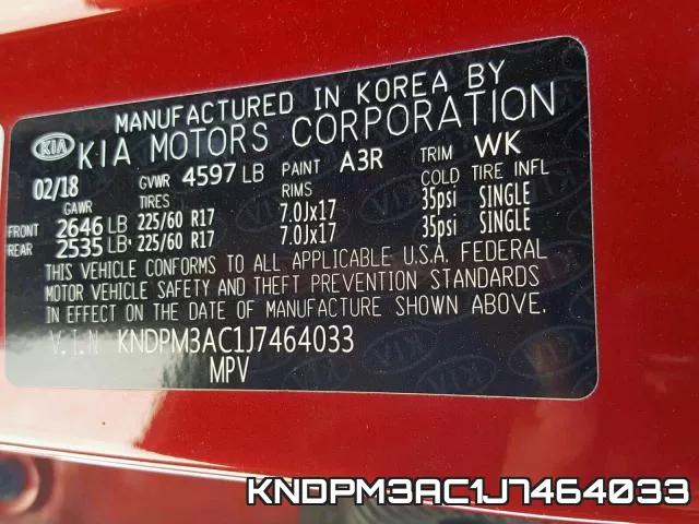 KNDPM3AC1J7464033 фото 2