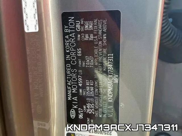 KNDPM3ACXJ7347311 фото 2