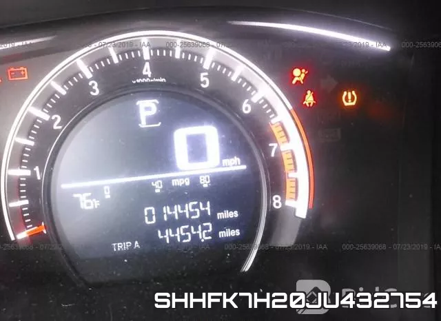 SHHFK7H20JU432754 фото 8