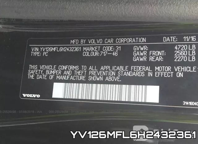 YV126MFL6H2432361 фото 9