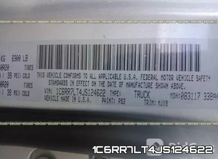 1C6RR7LT4JS124622 фото 10
