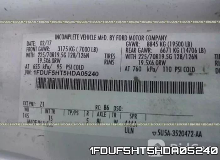 1FDUF5HT5HDA05240 фото 10