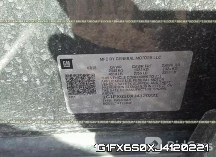 1G1FX6S0XJ4120221 фото 10
