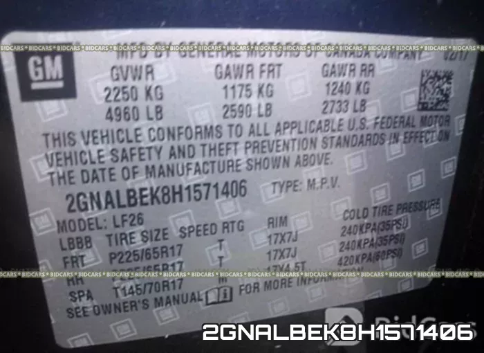 2GNALBEK8H1571406 фото 10