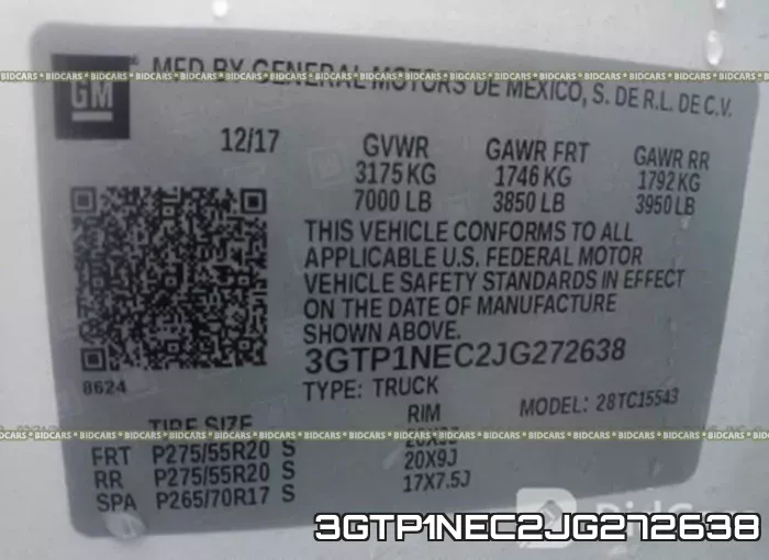 3GTP1NEC2JG272638 фото 10