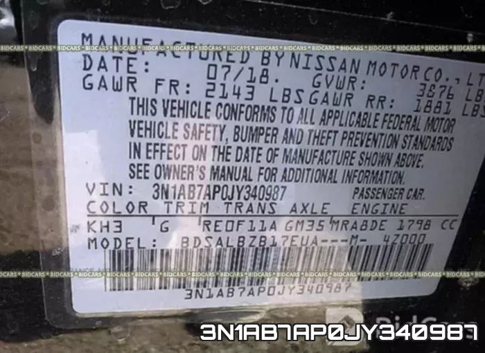 3N1AB7AP0JY340987 фото 10