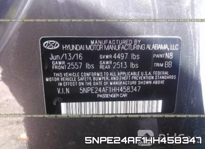 5NPE24AF1HH458347 фото 10