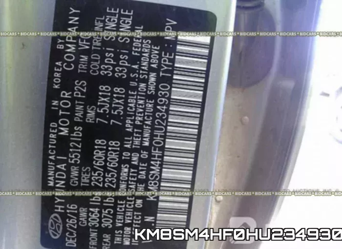 KM8SM4HF0HU234930 фото 10