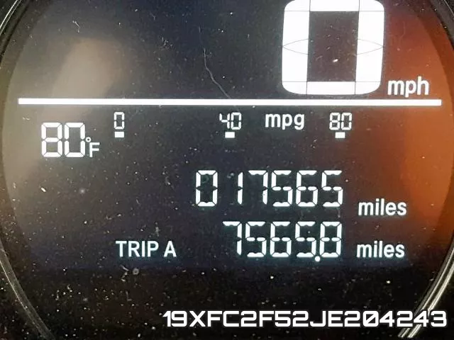 19XFC2F52JE204243 фото 9