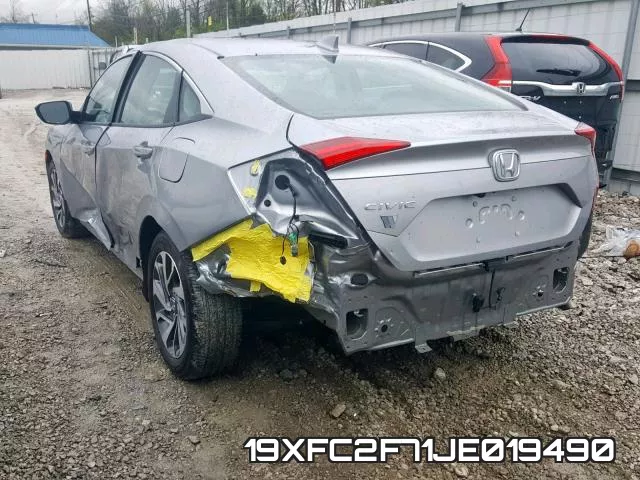 19XFC2F71JE019490 фото 4