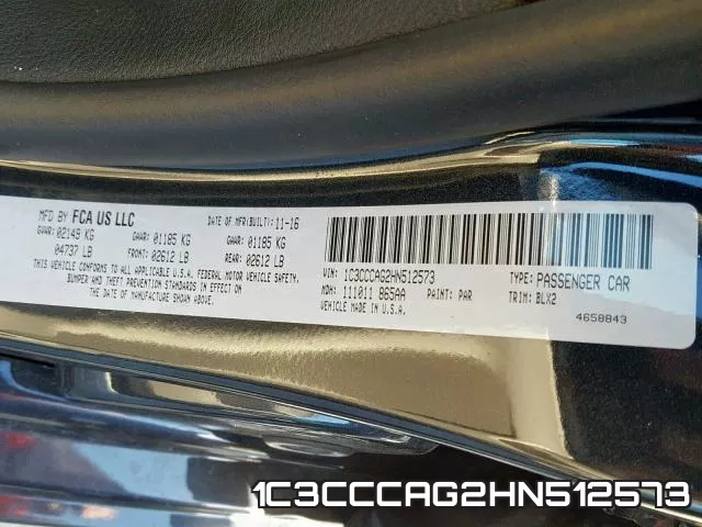 1C3CCCAG2HN512573 фото 2